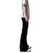 Nordmann American High Street Vibe Style Lace-Up Design Workwear Jeans For Men Slim Fit Flared Cleanfit Pants_mkmklike.com