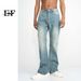 EF JEANS | 2023 New Product, Straight Versatile Solid Color Jeans, The Same For Men And Women, Non-elastic Micro-pull Retro Blue_mkmklike.com