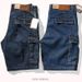 Men's Summer Trendy Brand Sports Casual Loose Fit Denim Shorts Five Point Pants Thin Design Large Size_mkmklike.com