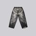 Women's High-Waisted Washed Denim Jeans Retro Y2K Style Loose Wide Leg Trousers European American Fashion High Street Wholesale_mkmklike.com