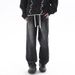 Men's Clothing Straight Jeans For Men Spring And Autumn Men's American Trendy High Street Loose Wide Leg Pants Long Trousers_mkmklike.com