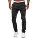 Men's Solid Color Casual Pants Men Slim Cargo Pants Factory Direct Supply_mkmklike.com