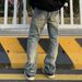 Men's Clothing High Street Vibe Distressed Yellow Mud Dyed Washed Jeans Men's Trend Ins Straight Flared Cleanfit Pants_mkmklike.com