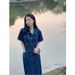 Denim Dress, French Style, 2025 New Women's Clothing, Summer Hot Girl Set, Small Long Skirt, Temperament, Tea Break_mkmklike.com