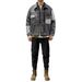Spring And Autumn New Collar Water Washed Vintage Cowboy Jacket, Casual Loose Shoulder Fall Off Men's Coat_mkmklike.com