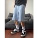Men's High Street Trendy Retro Denim Shorts Loose Fit Casual Versatile Five Point Summer 2025 Style_mkmklike.com