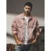 American Retro Dopamine Pink Denim Jacket Men's Spring And Autumn Trend Aso Agent Spring Casual Jacket_mkmklike.com