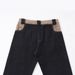 Men's Clothing Wool Stitching Scimitar Arc Silhouette Casual Retro Straight Jeans_mkmklike.com