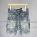 Men's Slim Fit Mid-Length Denim Shorts Trendy Versatile Five Point High End Summer Style_mkmklike.com