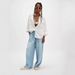 K New Fashionable Hanging Straight Tube Loose Casual Jeans Long Pants For Women_mkmklike.com