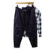Men's Black Ripped Jeans High Street Style Loose Straight Leg Casual Distressed Denim Pants For Urban Streetwear_mkmklike.com