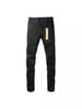 Men's Dark Streetwear Graffiti Skinny Jeans - Black Slim Fit Denim Pants With Pocket Print - Retro Hip Hop Casual Trousers For Men_mkmklike.com