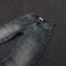 Japanese Okayama-Inspired Sunset Wash Bootcut Jeans – Vintage Blue Distressed Denim Pants (S-XXXL)_mkmklike.com