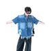 Men's Clothing Men's Summer Thin Casual Five Point Shirt Loose Large Size Half Sleeved Clothes_mkmklike.com