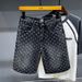 Men's Denim Shorts Summer Casual Stretch Slim Fit Vintage Washed Distressed Streetwear Fashion_mkmklike.com
