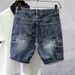Men's Clothing Denim Shorts Color Men's High End New Style Five Point Pants Men's Summer Thin Youth Casual Shorts_mkmklike.com