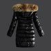 Women's Clothing Large size raccoon fur collar hood raccoon fur long cotton jacket Warm and thick cotton clothes _mkmklike.com