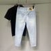 Men's Clothing Light Blue Washed Jeans Men's Style Slim Stretch Skinny Pants 2024 Spring And Autumn Men's Harem Pants_mkmklike.com