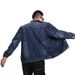 Large Size Men's Clothing Fat Tooling Jacket Men's Trendy Brand Loose Plus Fat Plus Size Denim Jacket Men's Jacket Cross-border_mkmklike.com