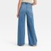 Cross-border European And American Women's Fashion Basic High-waisted Wide-leg Jeans, Casual Loose Versatile Mom Jeans_mkmklike.com
