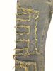 Men's Slim Fit Straight Leg Jeans - Vintage Blue Denim With Frayed Details & Streetwear Style_mkmklike.com