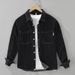 Retro Denim Long Sleeved Shirt, New Fashionable And Versatile, Artistic And Casual Loose Top, Men's Clothing_mkmklike.com