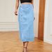 K New Sexy Half-loose Denim Workwear Casual Skirt For Women_mkmklike.com