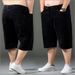 Men's Clothing Men's Summer Thin Denim Shorts Plus Size Straight Leg Loose Fit Wide Leg Riding Pants For Formal & Casual_mkmklike.com