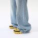Men's Clothing Summer New Arrivals Washed Crease Design Distressed Light Blue Jeans_mkmklike.com