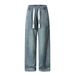 Men's Clothing Summer Men's Jeans Style Trendy Loose Fit Wide Leg Versatile Casual Pants For Formal & Casual For Men_mkmklike.com