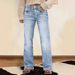 Women's Clothing New Retro High-Waisted Slim Fit Wide Leg Jeans For Women Loose Fit Slimming European American Style Commuter Jeans_mkmklike.com