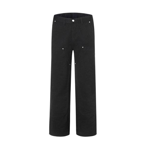 Nordmann Muqiu Men's Vintage Workwear Logging Pants Loose American Style Cleanfit High Street Casual Jeans_mkmklike.com