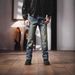 American High Street Trendy Jeans Men's Spring And Autumn Retro Blue Loose Straight Versatile Casual Pants Men's_mkmklike.com