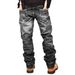 Men's Stacked Denim Jeans – Raw Hem Black Wash With Streetwear Edge (S-2xl) Black Enzyme Wash All-Day Comfort_mkmklike.com