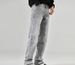 Men's Vintage Washed Denim Jeans - Relaxed Straight Fit, Hip Hop Streetwear, High Street Fashion, Casual Comfort For Urban Style_mkmklike.com