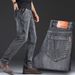Men's Premium Straight Fit Jeans - Relaxed Comfort Stretch Denim Pants For All Seasons (Smoke Grey, Multiple Sizes)_mkmklike.com