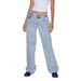 Premium Women's Straight Leg Bootcut Jeans - High Waist Stretch Denim Pants For Casual & Streetwear Fashion_mkmklike.com