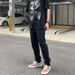 Nordmann Slim Fit Jeans For Men American High Street Trendy Brand Skinny Autumn Winter Style Cool Hip Hop Versatile Black Casual_mkmklike.com
