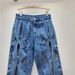 Women's Clothing Jeans For Women In Summer, Thin Style, Niche Design, Ripped Jeans, Retro, High Waist, Slimming, High End Straight Pants_mkmklike.com