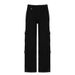 American-style Distressed Denim Jeans With Multiple Pockets, Versatile Workwear Pants, Low-waisted Solid Color Loose_mkmklike.com