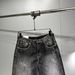 Men's Distressed Ink Wash Straight Leg Jeans Streetwear Loose Fit Denim Pants (M-3XL) – Vintage Washed Gray Black Wide Leg Trousers_mkmklike.com