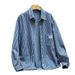 Autumn Thick Striped Shirt Men's Casual Loose Long Sleeved Men's Shirt Jacket_mkmklike.com