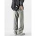 Nordmann Men's Cargo Jeans American Retro Trend Loose Straight Autumn Winter Versatile Trendy Cool Casual Long Pants_mkmklike.com