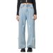 Fashionable Versatile Denim Women's Clothing With 3D Embellishments, Loose Wide-leg Long Pants, High-waisted And Stylish_mkmklike.com
