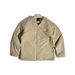 Japanese Retro Fine Plaid Autumn Winter Jacket Trendy Loose Layered Collarless Quilted Cotton Workwear Coat Men's Style_mkmklike.com