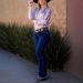 Women's Clothing Stretch Denim Jeans – High-Rise Straight Leg, Raw Hem Detail, Comfort Fit For Casual & Work (S-XXL)_mkmklike.com