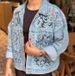 New 2026 Women's Loose Fitting Short Denim Jacket Lace Patchwork European American Style Independent Website Bestseller_mkmklike.com