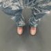 Men's Clothing Niche Pants Totem Faded Design Jeans High Street Retro Distressed Straight Pants_mkmklike.com