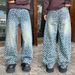 Men’s Slim Fit Stretch Jeans – Vintage Washed, Light Blue, Distressed Details (S-3XL, Cotton Blend, Retro Style)_mkmklike.com