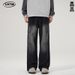 Men's American Retro Multi Pocket Cargo Jeans Cleanfit Trendy Straight Leg Casual Pants Wear_mkmklike.com